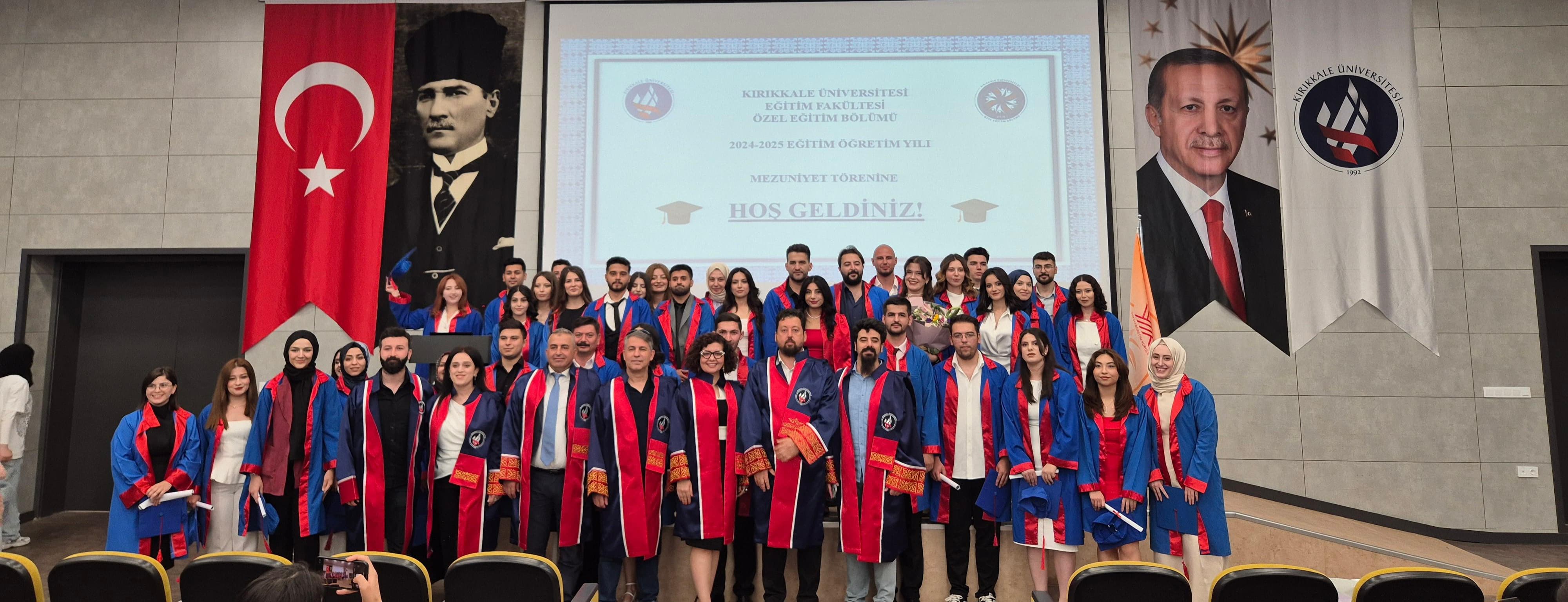 Bölümümüzün ilk mezunları...