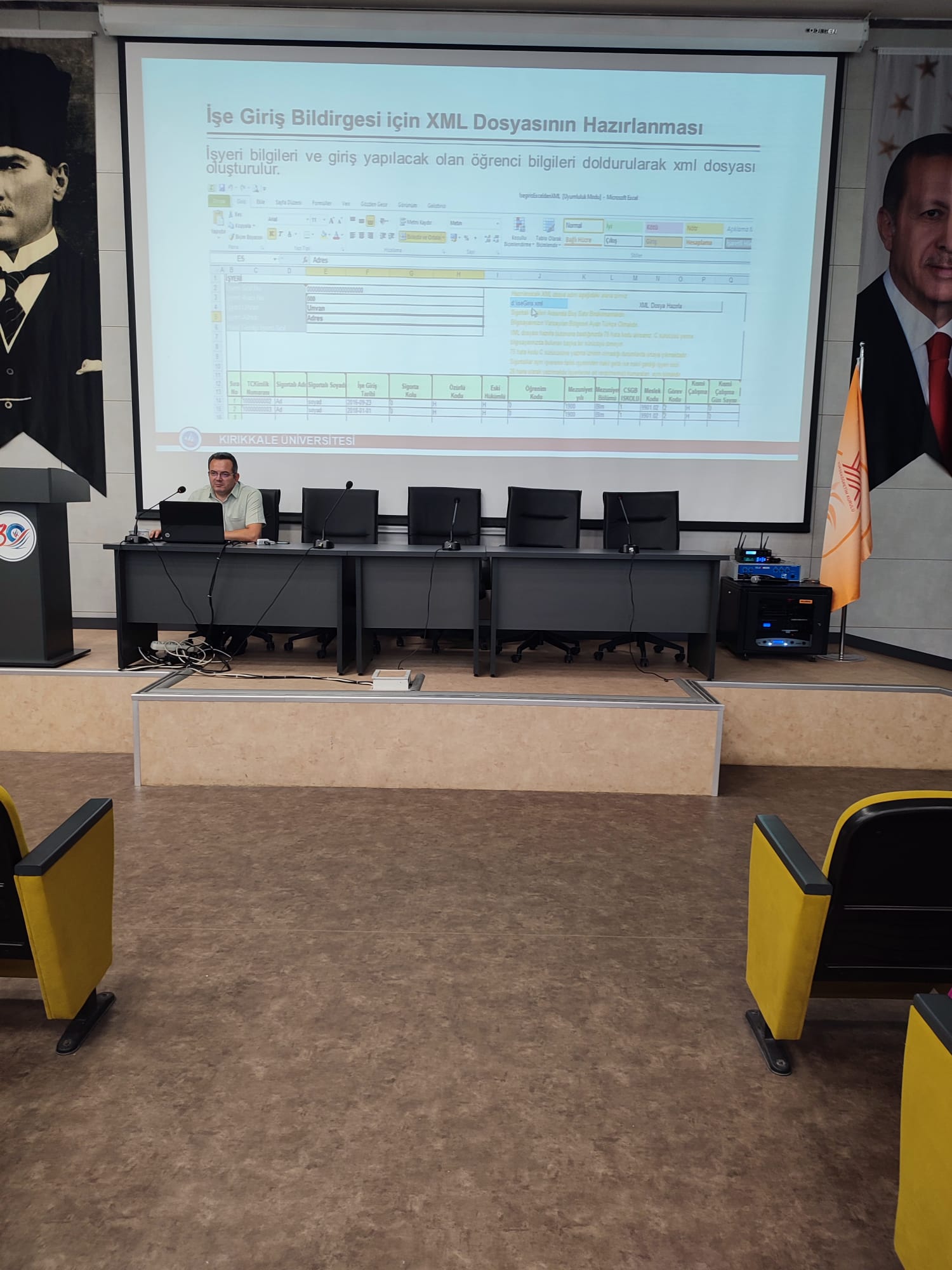 “Stajyer Öğrenci SGK Giriş ve Çıkış İşlemleri , Stajyer Öğrenci Muhtasar Beyannamesi İşlemleri“ Konulu Eğitim