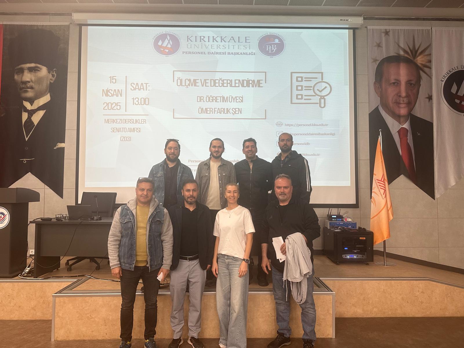 Bölümümüz Öğretim Üyeleri "Ölçme ve Değerlendirme" Konulu Eğiticilerin Eğitimi Programına Katıldı