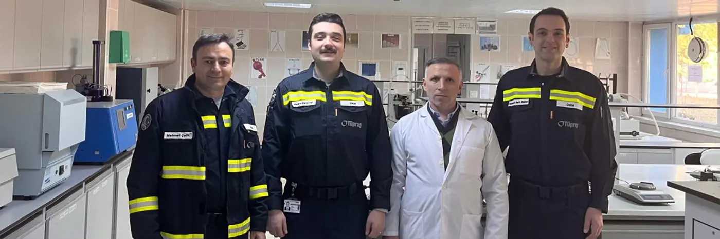 Dış Paydaşımız Kırıkkale Tüpraş Rafinerisi Mühendislerinin Bölümümüze Ziyareti.