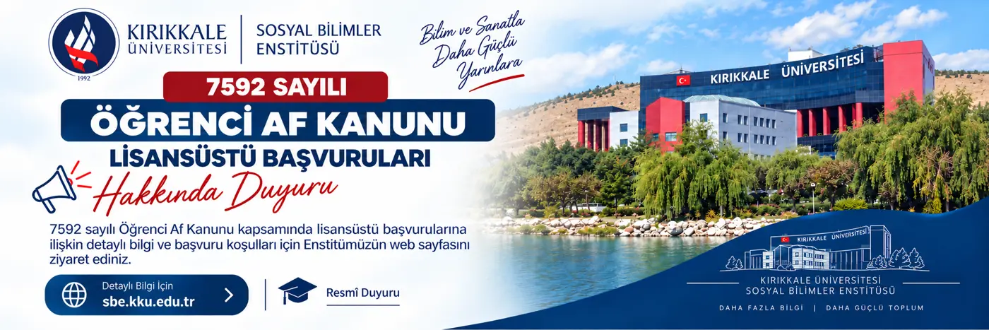 7592 Sayılı Öğrenci Af Kanunu Lisansüstü Başvurusu