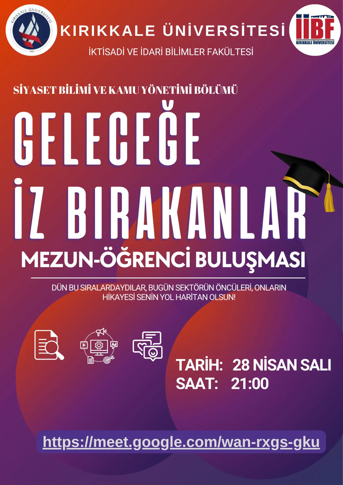 Bölüm Mezunlarımız Öğrencilerimizle Bir Araya Geliyor