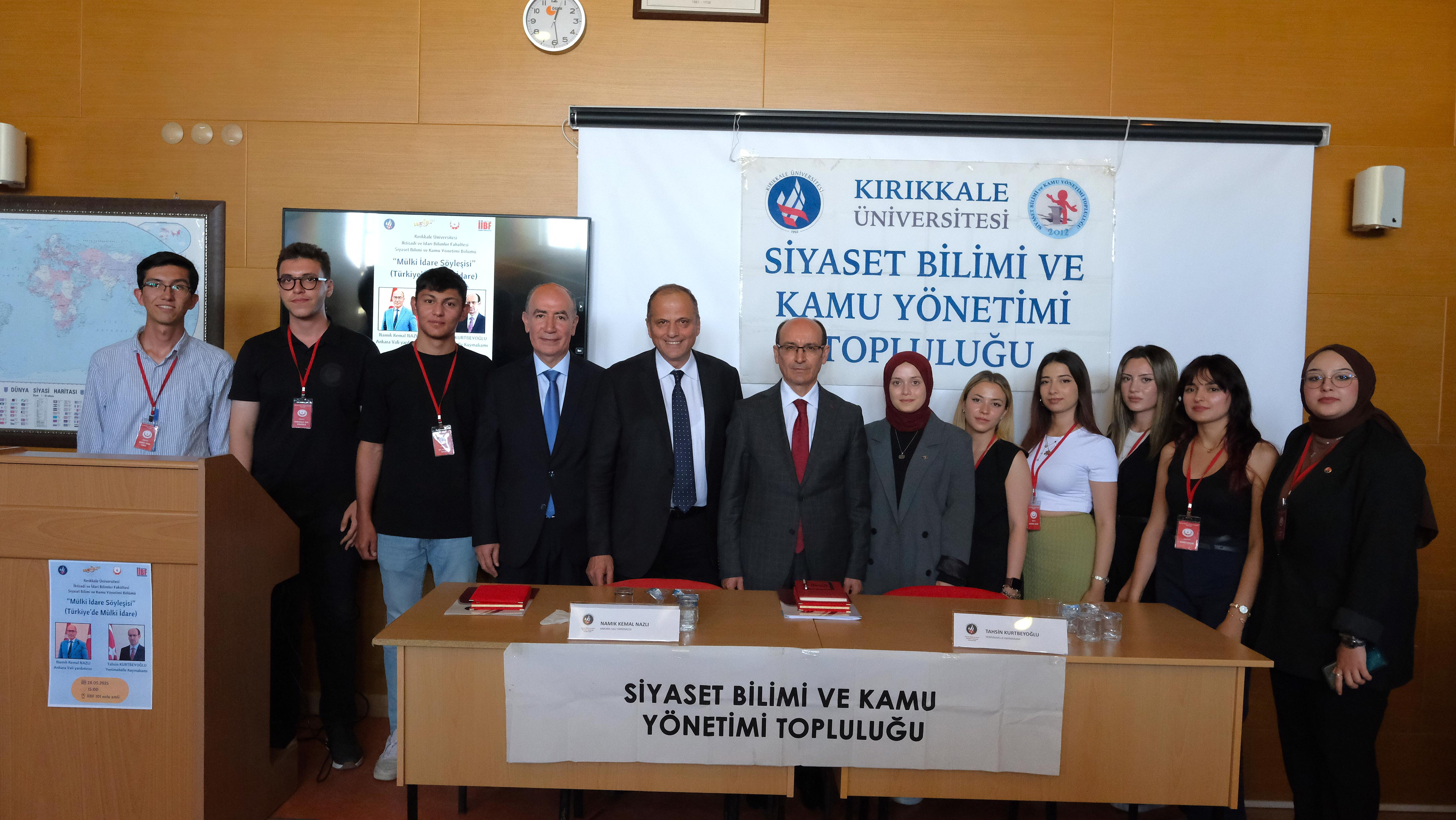 Kırıkkale Üniversitesi'nde Mülki İdare Üzerine Söyleşi 