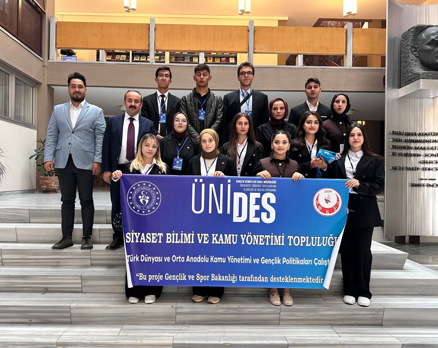 Siyaset Bilimi ve Kamu Yönetimi Topluluğu “ÜNİDES” Projesini Gerçekleştirdi