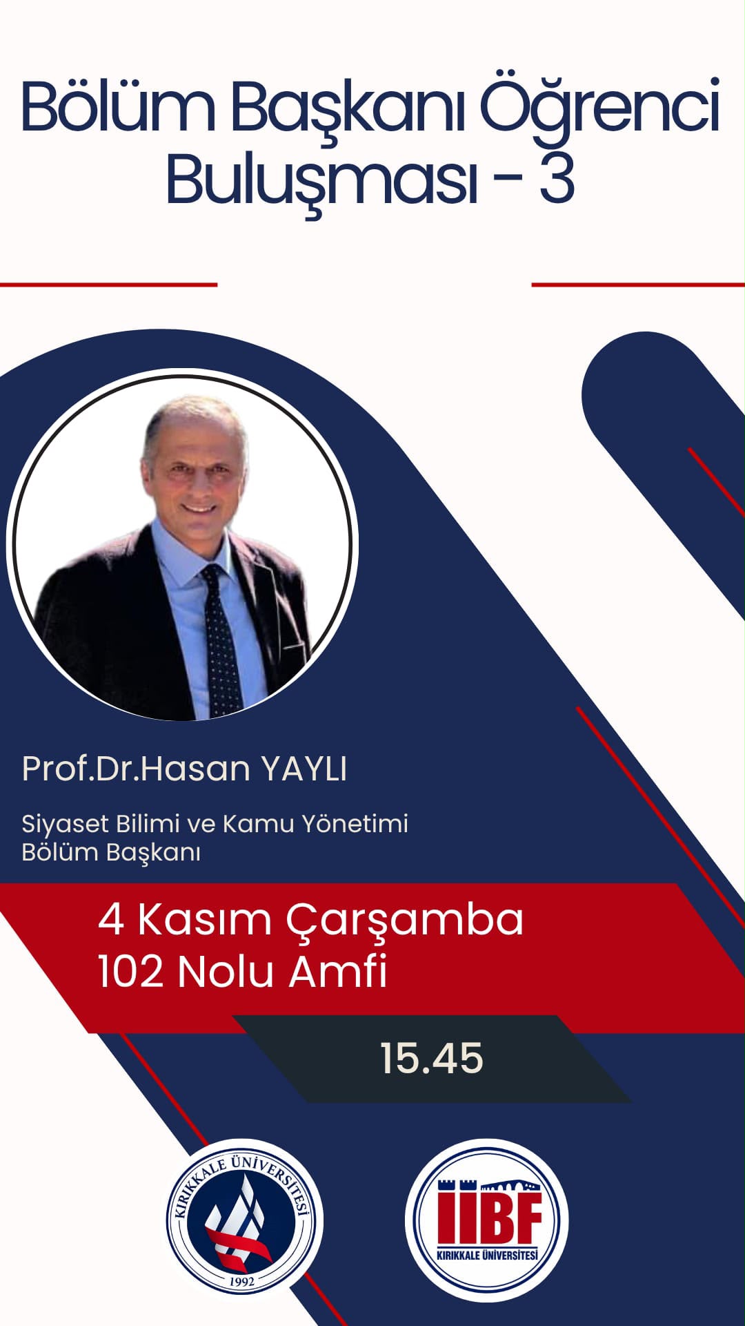 Bölüm Başkanı-Öğrenci Buluşması-3