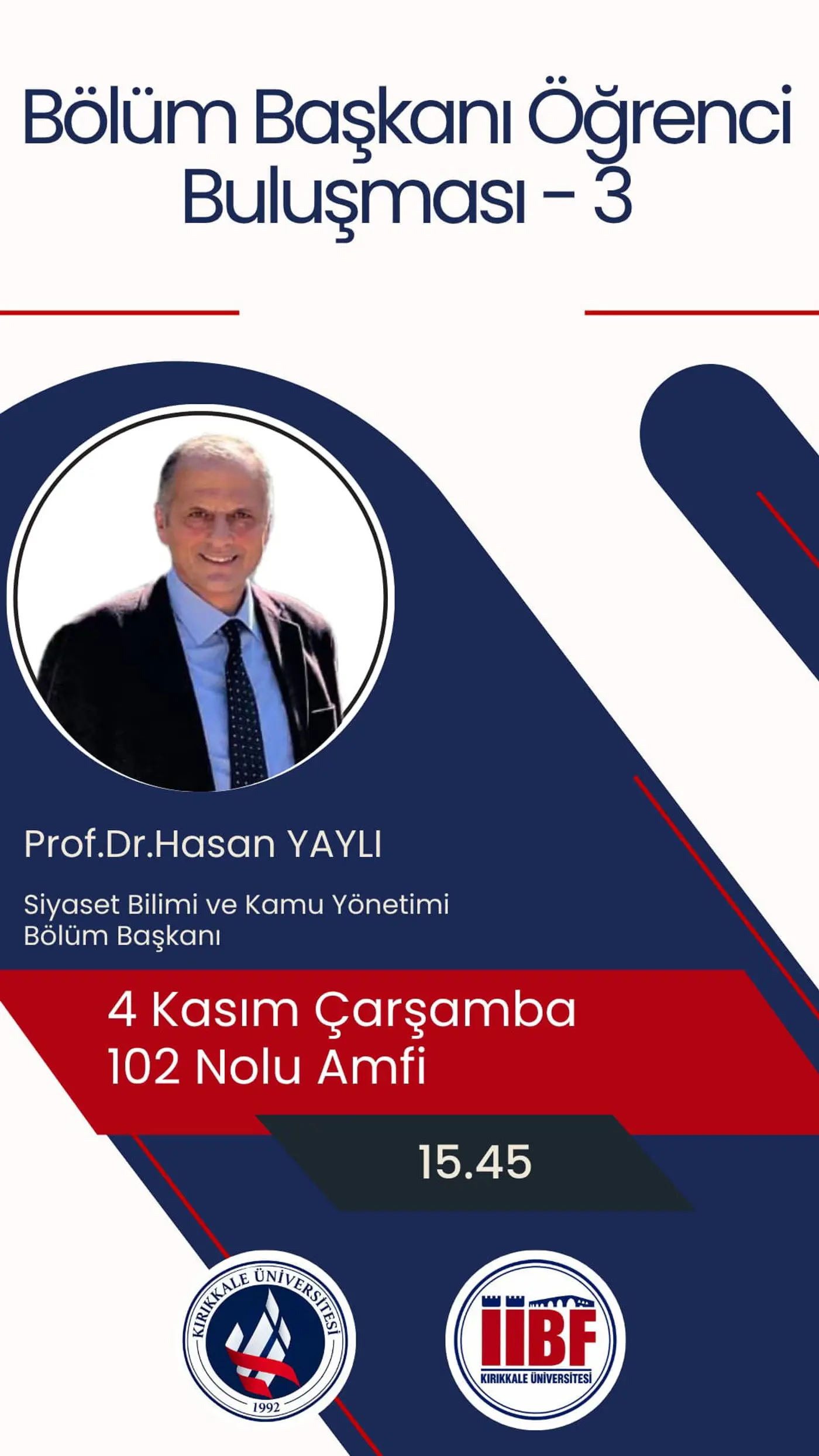 Bölüm Başkanı-Öğrenci Buluşması 3