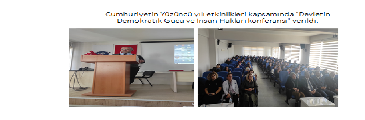 10 Aralık Demokrasi ve ,insan Hakları Günü Etkinliği Düzenlendi