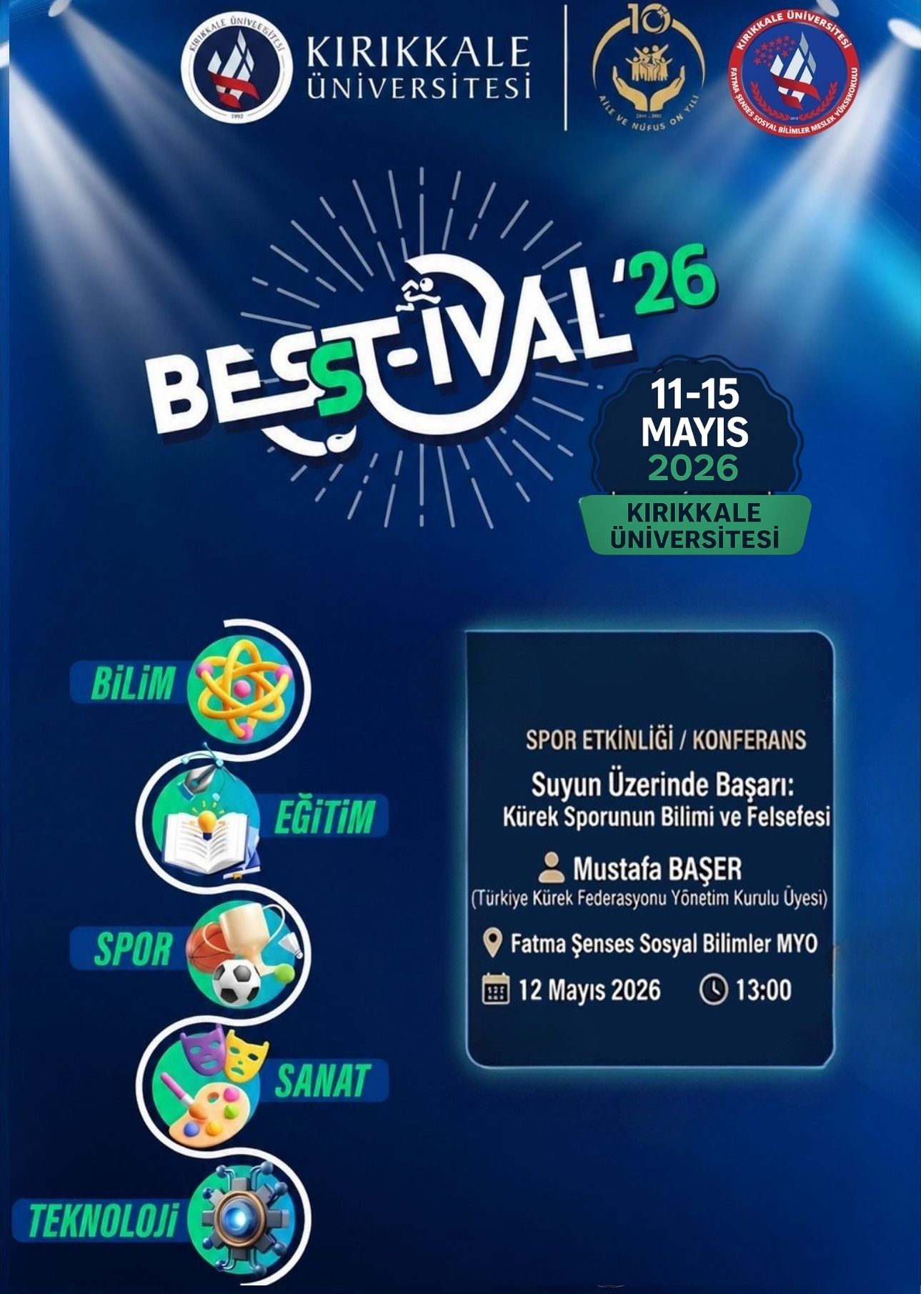 BESST-İVAL 2026 COŞKUSU Fatma Şenses Meslek Yüksekokulumuzda Devam Ediyor!-Spor Etkinliği