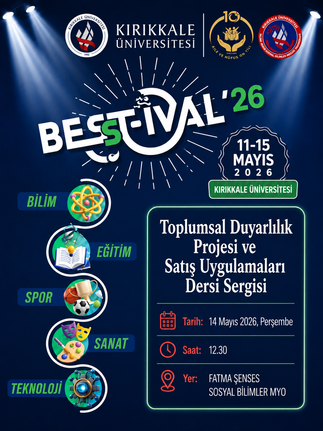 BESST-İVAL 2026 COŞKUSU Fatma Şenses Meslek Yüksekokulumuzda Devam Ediyor!-İşletme Yönetimi Programı Etkinliği