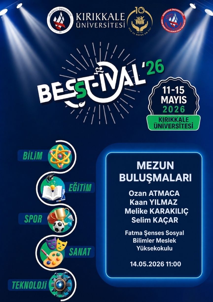 BESST-İVAL 2026 COŞKUSU Fatma Şenses Meslek Yüksekokulumuzda Devam Ediyor!-Emlak Yönetimi Programı Mezun Buluşmaları Etkinliği