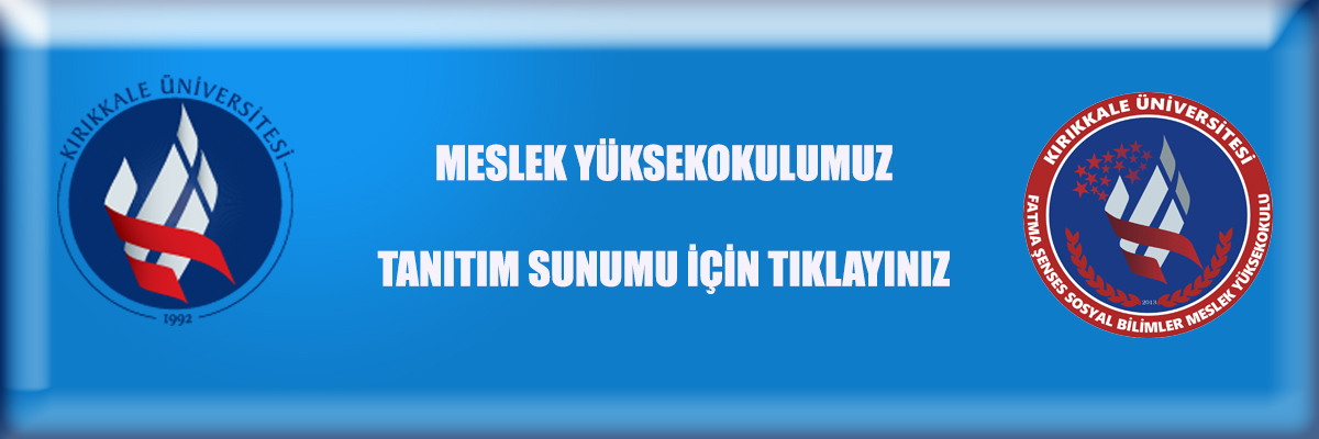 Meslek Yüksekokulu Tanıtım Sunusu