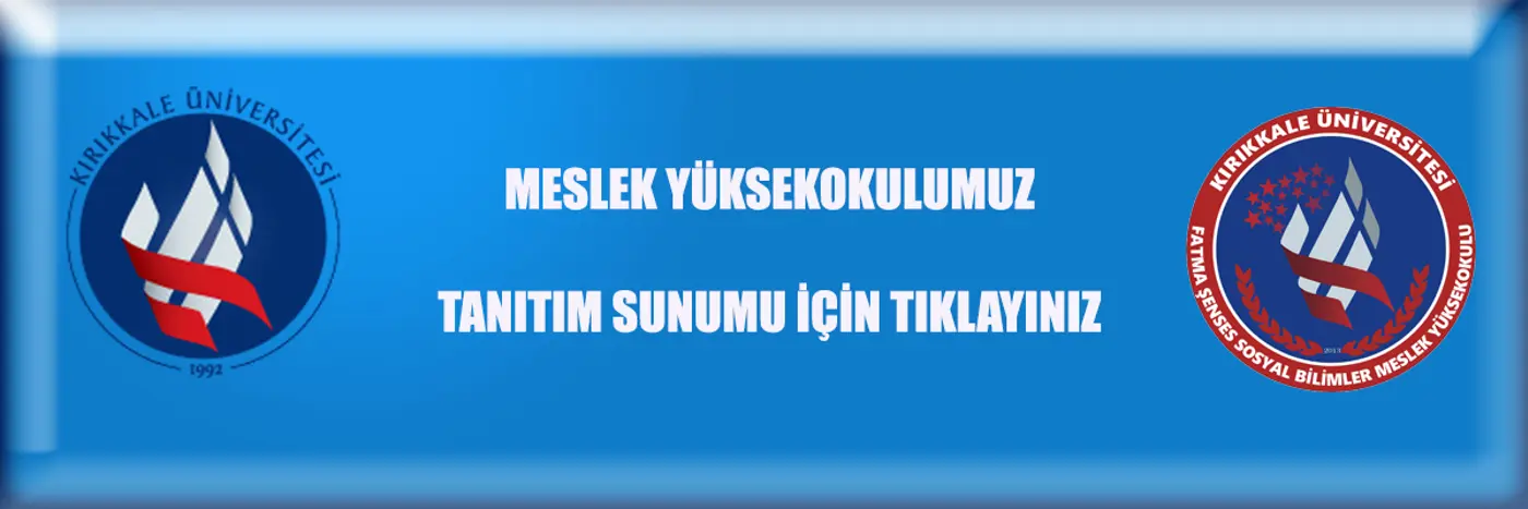 Fatma Şenses Sosyal Bilimler Meslek Yüksekokulumuz Kısa Tanıtım Videosu