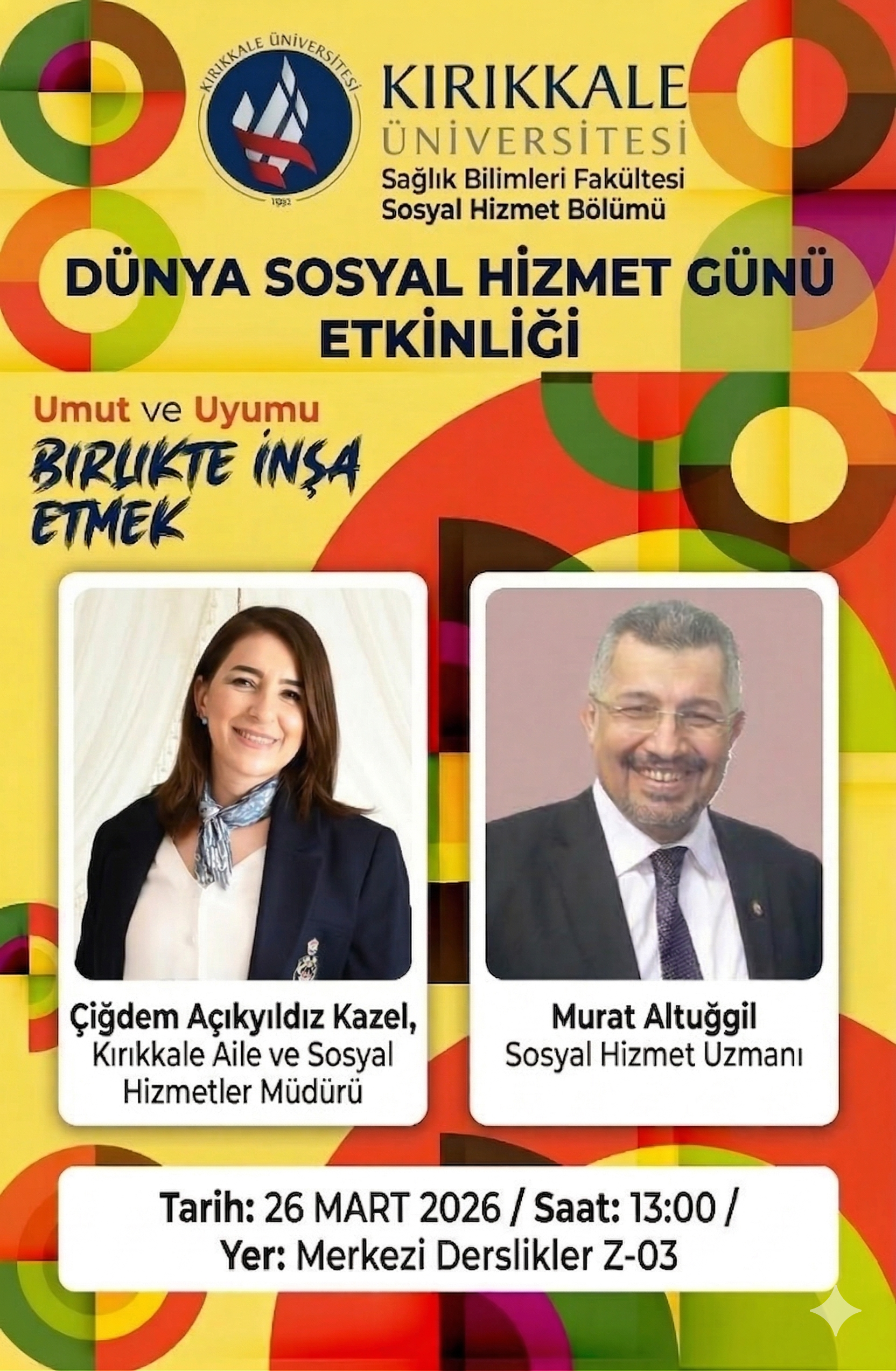 Dünya Sosyal Hizmet Günü Paneli