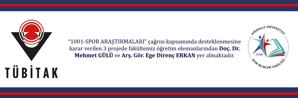 Fakültemizden TÜBİTAK 1001-Spor Araştırmaları Çağrısı Başarısı