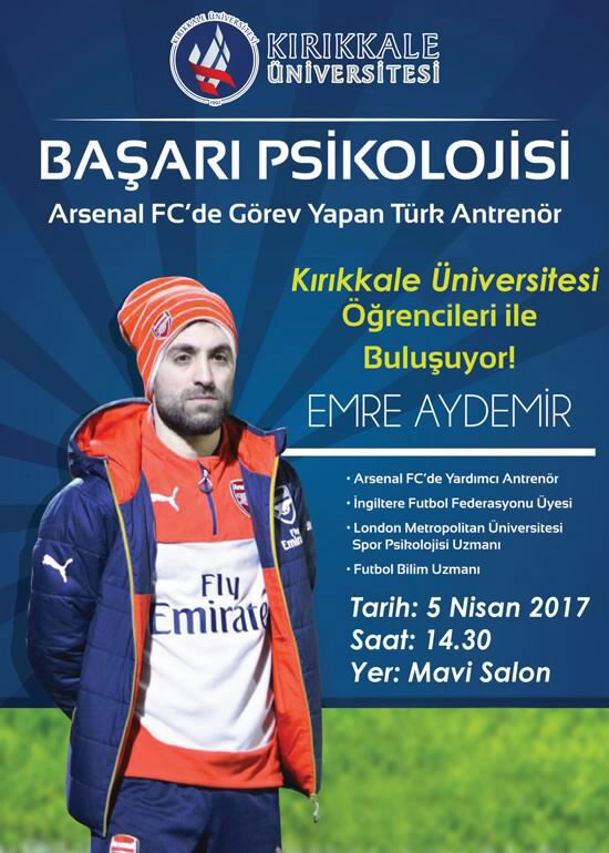 Arsenal'de Görev Yapan Türk Antrenörle Üniversitemiz Öğrencileriyle Söyleşi