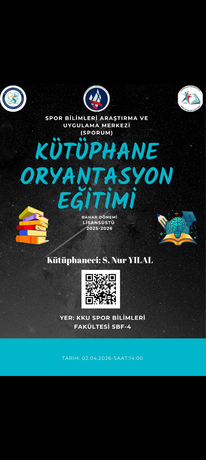 2025-2026 Bahar Dönemi Lisansüstü Öğrencilerine Yönelik Kütüphane Tanıtım ve Kullanım Eğitimi Tamamlandı
