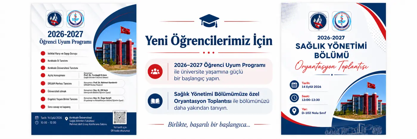 2026-2027 Güz Dönemi Oryantasyon Programı