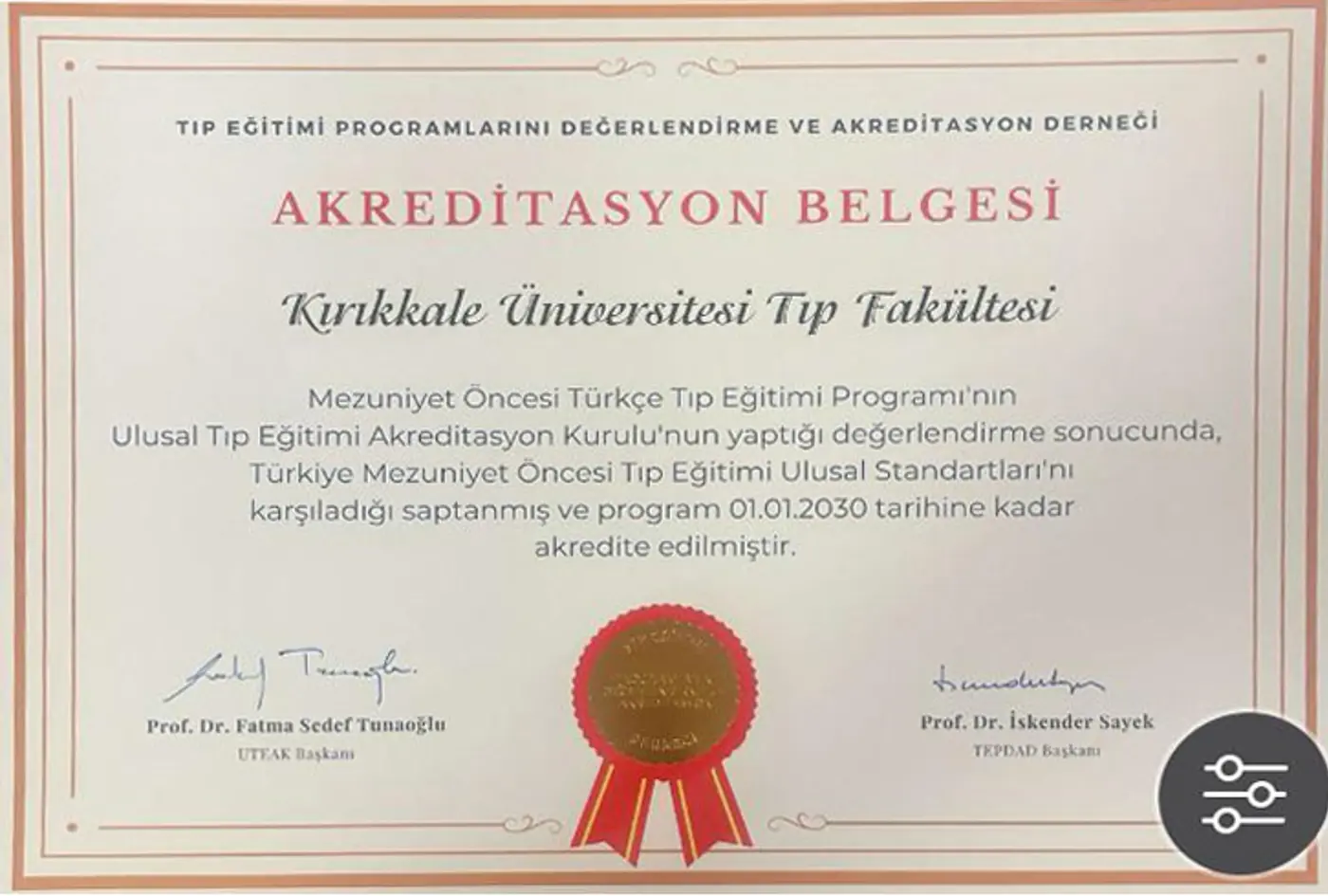AKREDİTASYON BİLGİLENDİRME