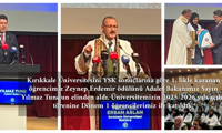 Kırıkkale Üniversitesini YSK sonuçlarına göre 1. likle kazanan öğrencimiz Zeynep Erdemir ödülünü Adalet Bakanımız Sayın Yılmaz Tunç’un elinden aldı. Üniversitemizin 2025-2026 yılı açılış törenine Dönem 1 öğrencilerimiz ile katıldık.