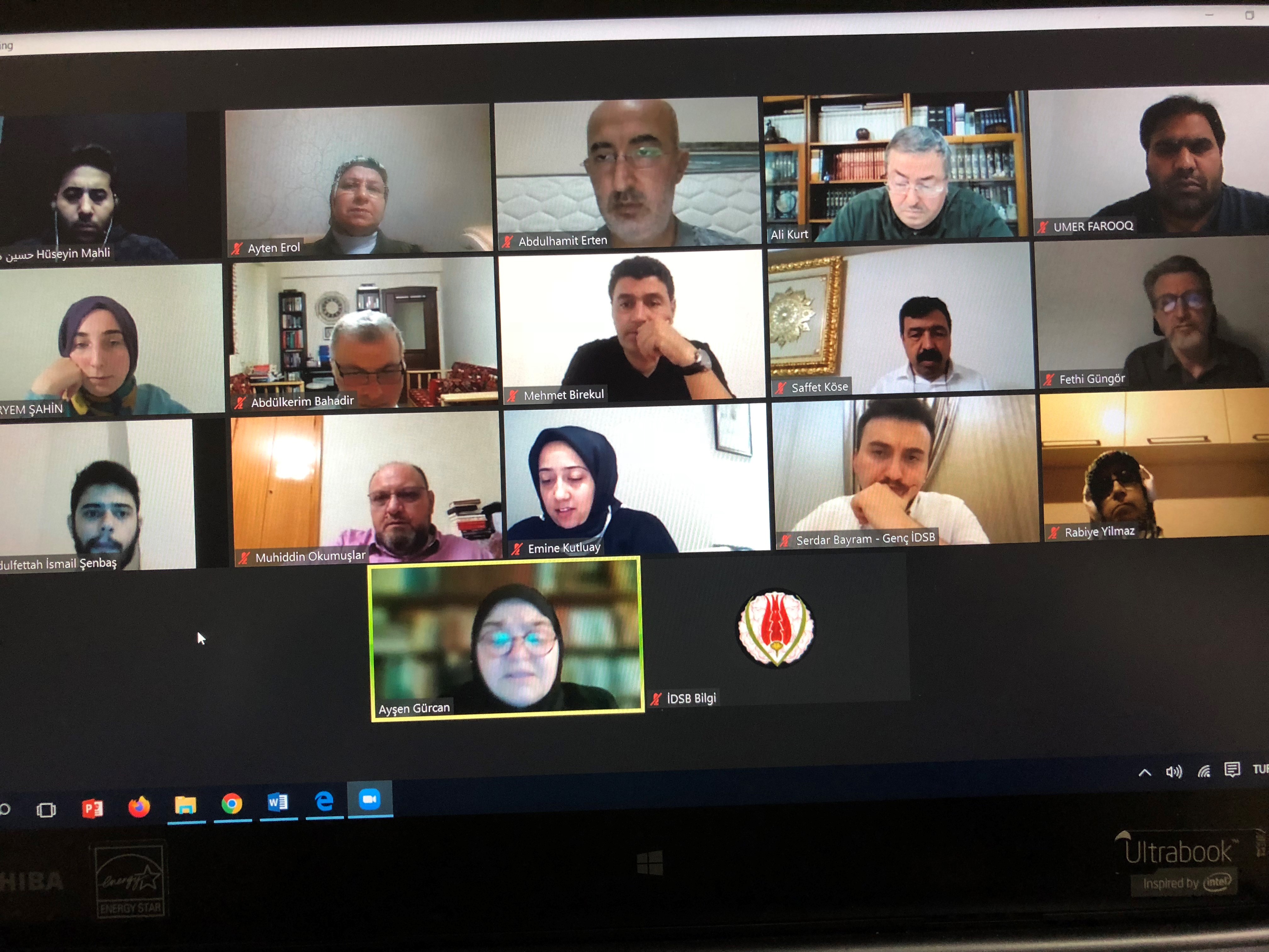 Fakültemiz Öğretim Üyesi Doç. Dr. Ayten EROL İslâm Dünyası Sivil Toplum Birliği (İDSB) Uluslararası Aile Enstitüsü Online Akademisyenler Toplantısına katıldı. 