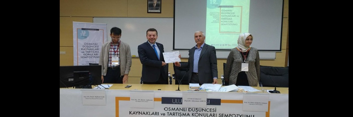 Öğretim Üyemiz Yrd. Doç. Dr. Harun ÇAĞLAYAN Sakarya ’Da Uluslararası Sempozyuma Katıldı