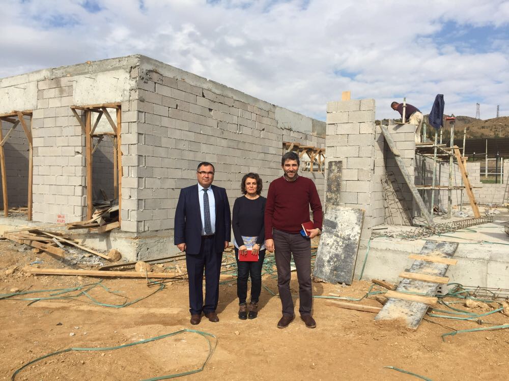 Fakültemiz Kümes Hayvanları Araştırma ve Uygulama  Ünitesi  inşaatı hızla devam ediyor