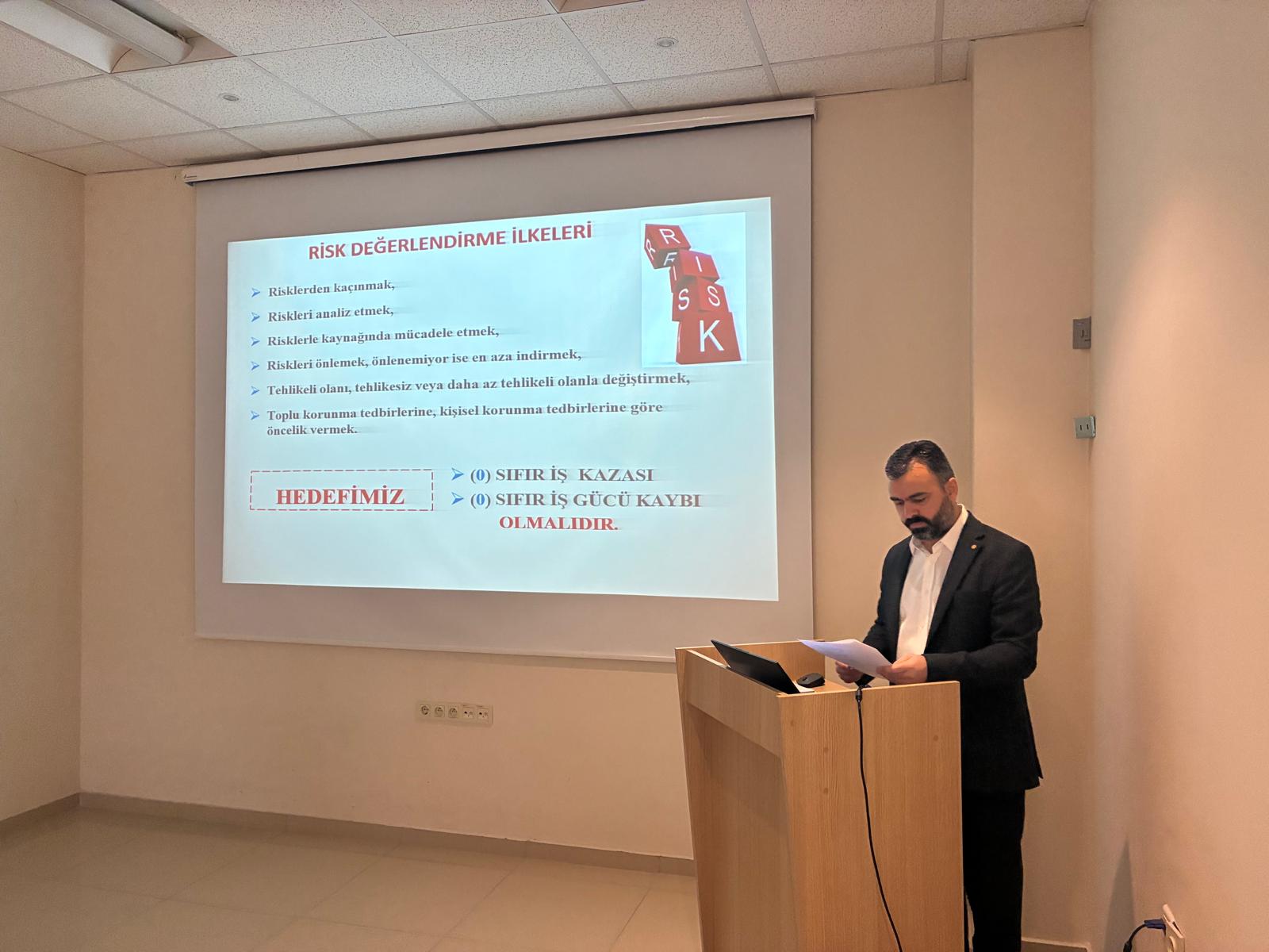 Fakültemizde İSG Kurulu ve Ekiplerine Mevzuat Odaklı Eğitim Gerçekleştirildi