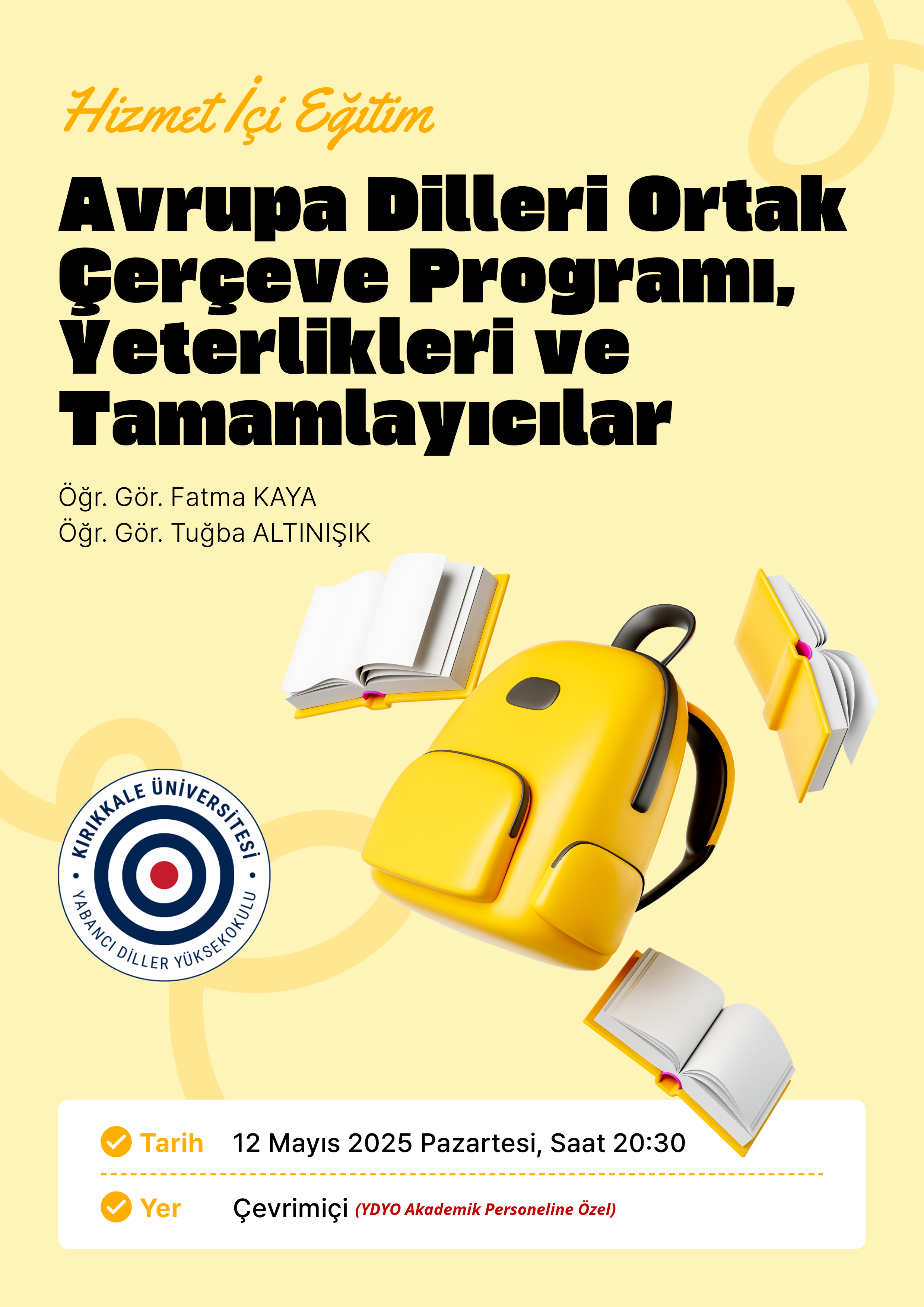 Hizmet İçi Eğitim: CEFR sunumu